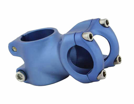 Bike Alloy Stem 28.6/25.4mm 7081 50mm Blue. bike part ,bicycle parts.