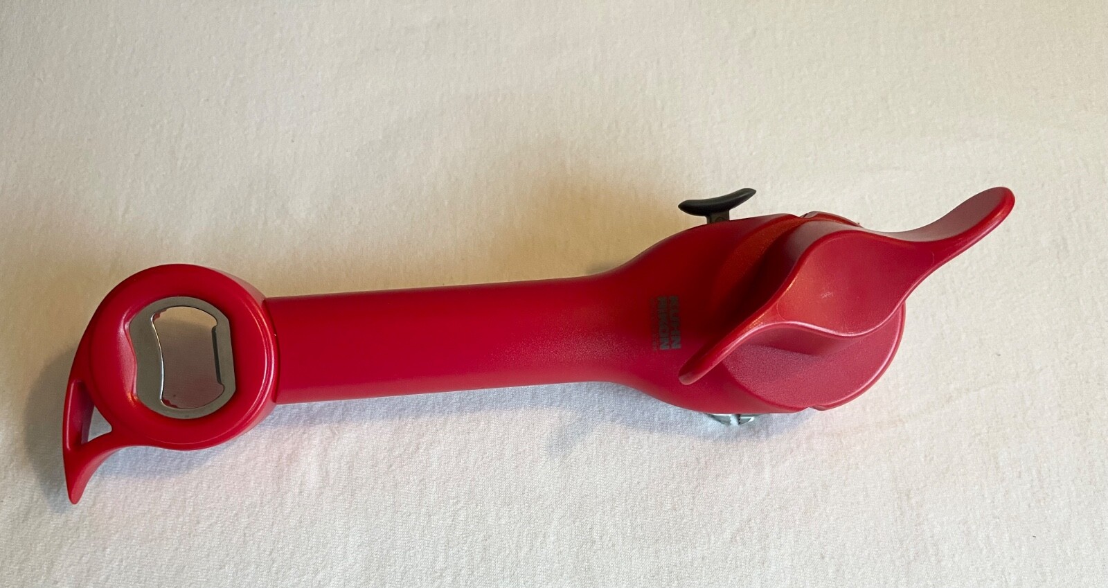 Kuhn Rikon Auto Safety Master 5 in 1 Red Can Opener, Unused