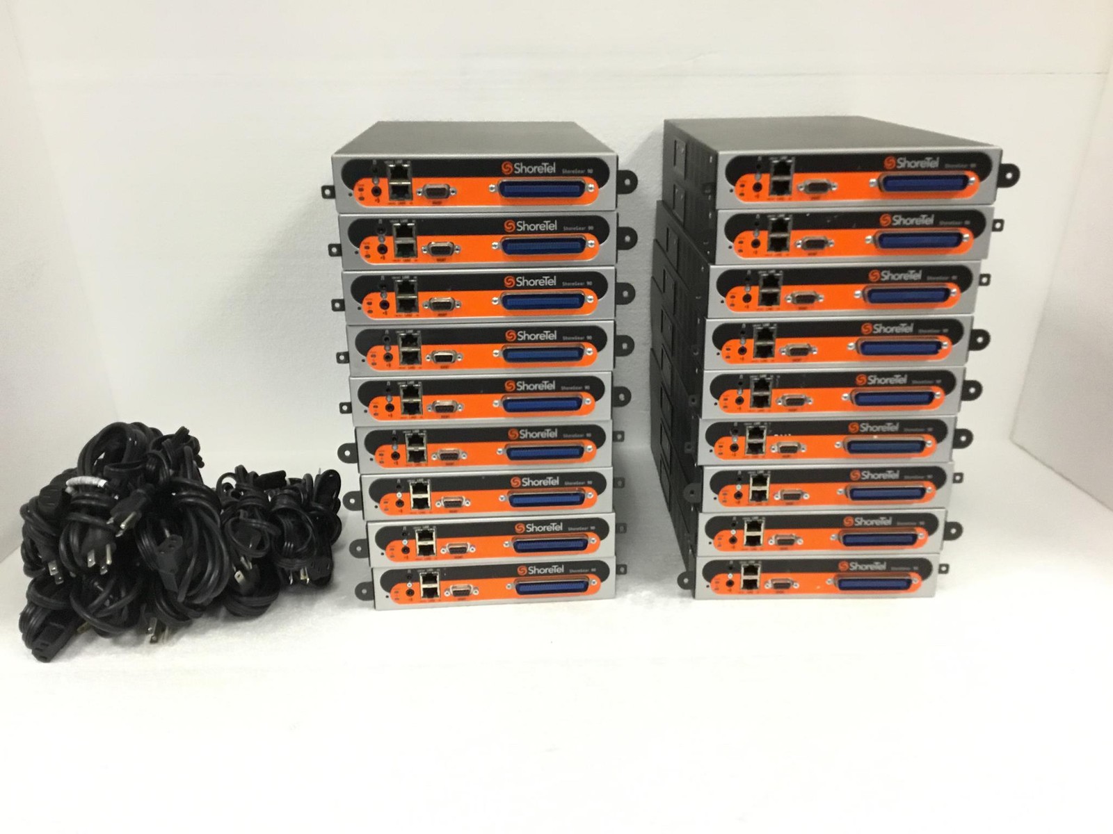 Lor of 3 Shoretel Shoregear 90 ST001 PN 600-1042-20 Voice Switch 2 Lan Maint