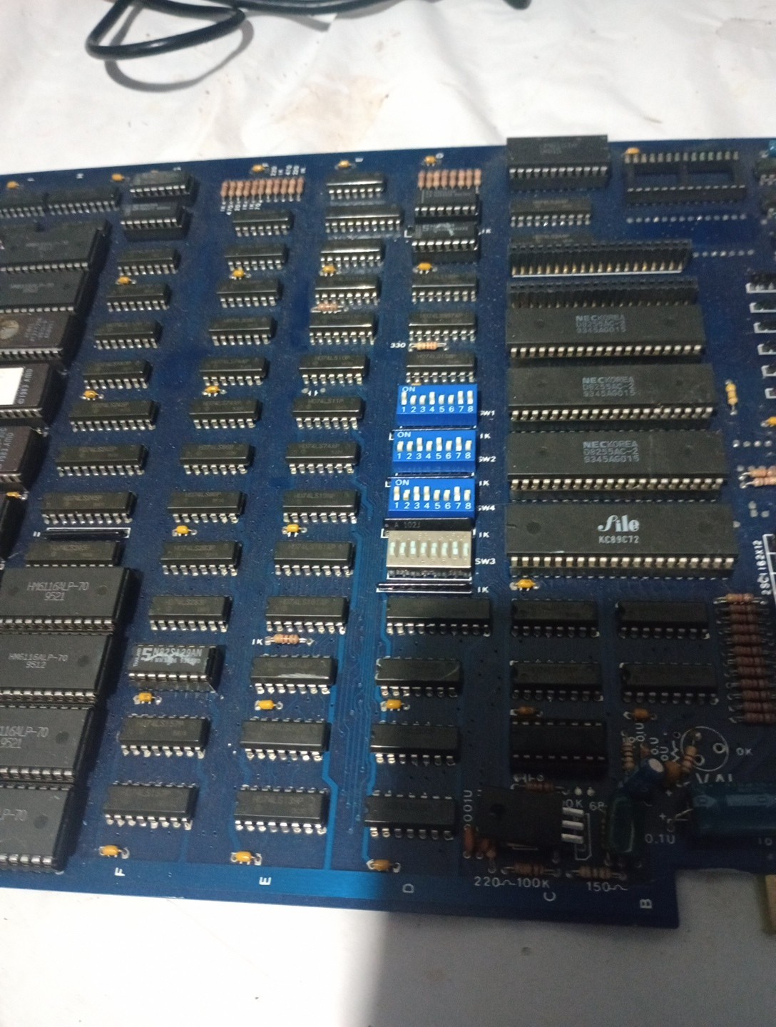 Unknown Untested 8 Line Game Board For Parts