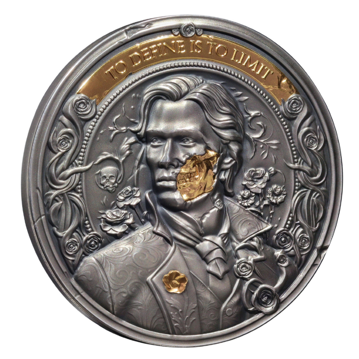 5 Dollars Silver Coin 'The Picture of Dorian Gray' Oscar Wilde's Legacy, Limited