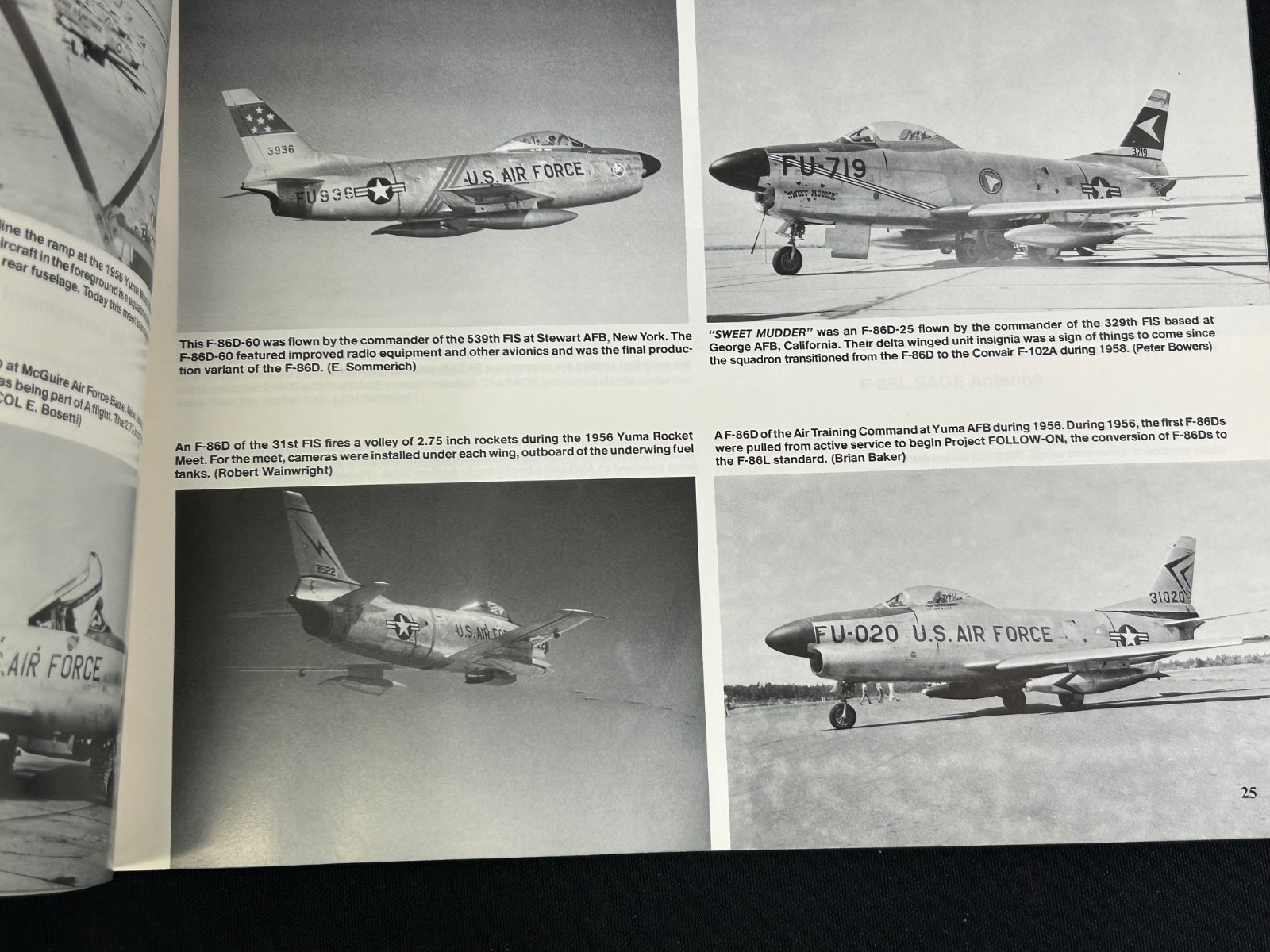F-86 Sabre In Action Book