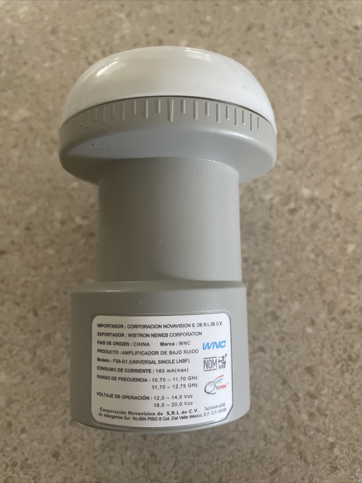LNB Sky Mexico satélite 58