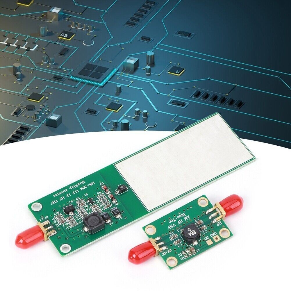2Pcs Mini‑Whip Active Antenna RTL‑SDR Short Radio Receiver Electronic