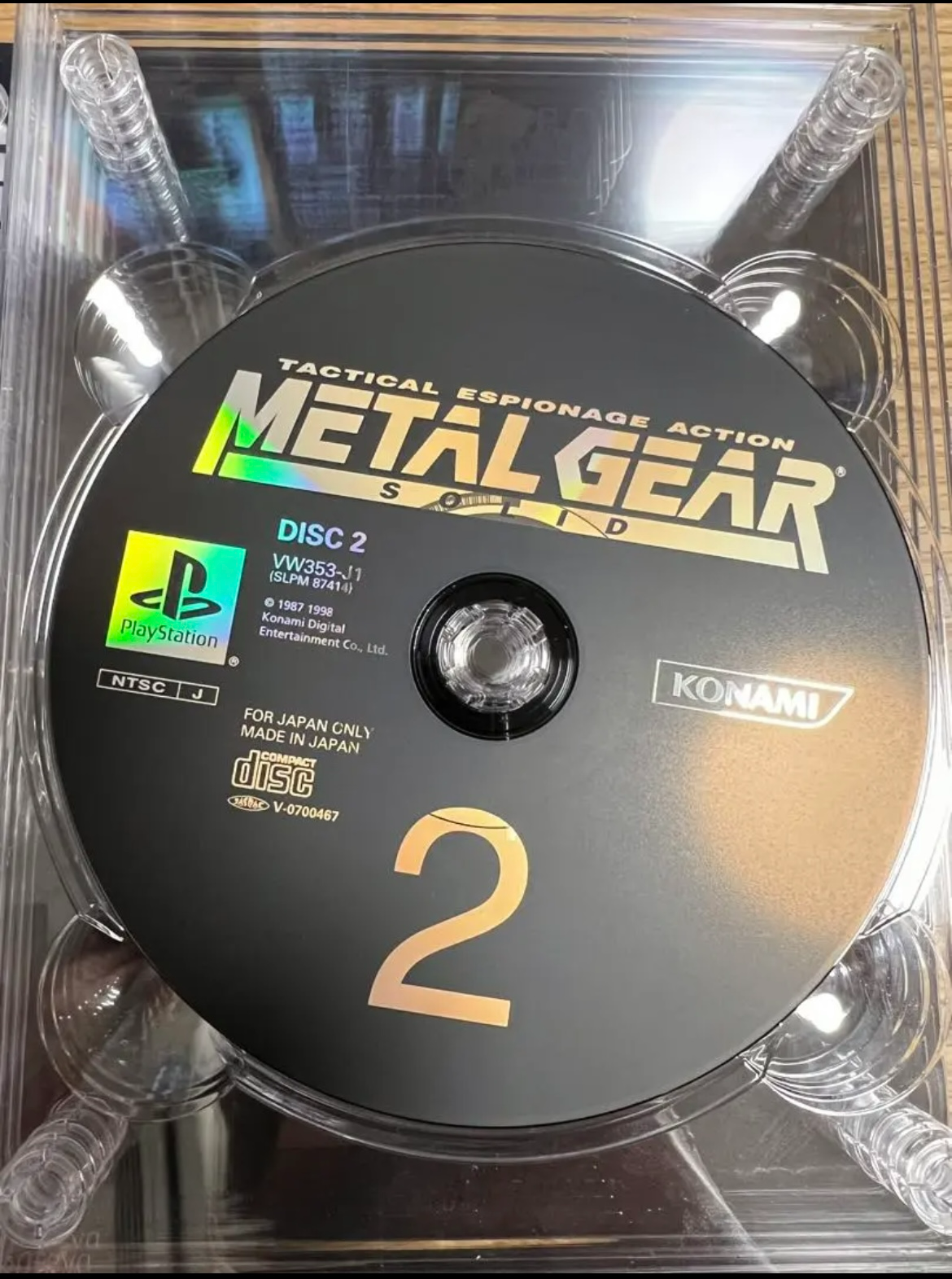 Metal Gear Solid Collection PS2 Game Solid 20th Anniversary limited Japan