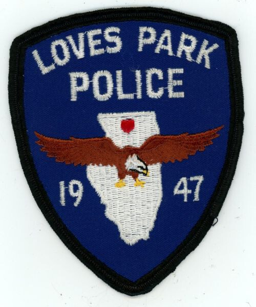 ILLINOIS IL LOVES PARK POLICE NICE SHOULDER PATCH SHERIFF