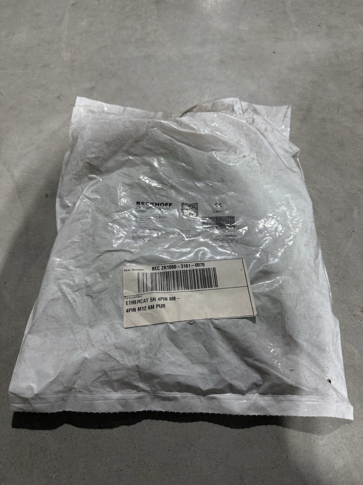 BECKHOFF ZK1090-3161-0070 Ethercat / Ethernet Cable *NEW*
