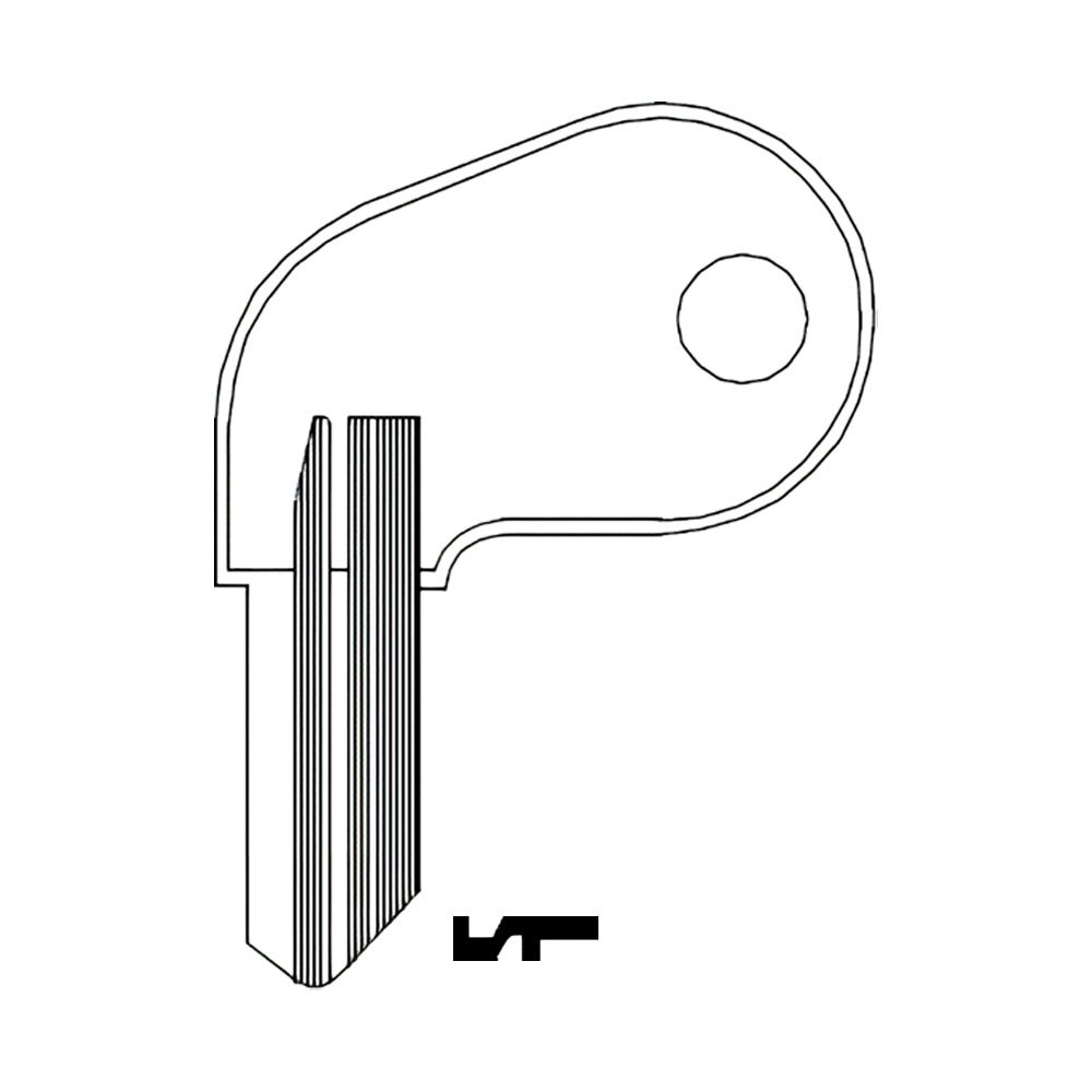 OM10 Key Blank Nickel