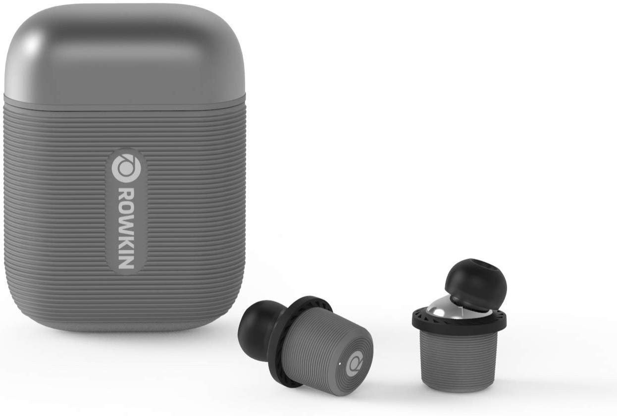 Rowkin Ascent Micro True Wireless Bluetooth 5 Earbuds w/ Case - Slate Gray