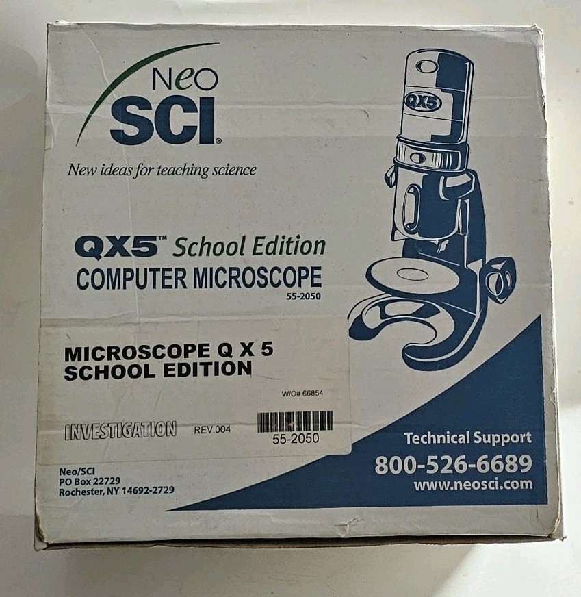 USB  Digital Microscope PC Computer NEO SCI  BLUE QX5 School - READ DISCRIPTION