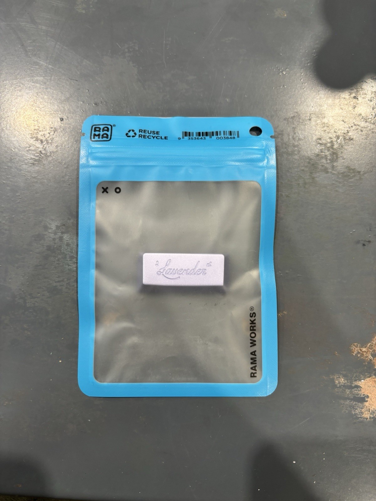 RAMA Works x GMK Lavender Aluminum Artisan Keycap Rare Mechanical Keyboard