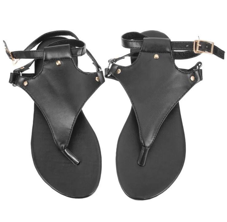 Women gladiator beach shoe Ankle Strap Wedding Open Flops Shoe Size US 7.5/CN 39