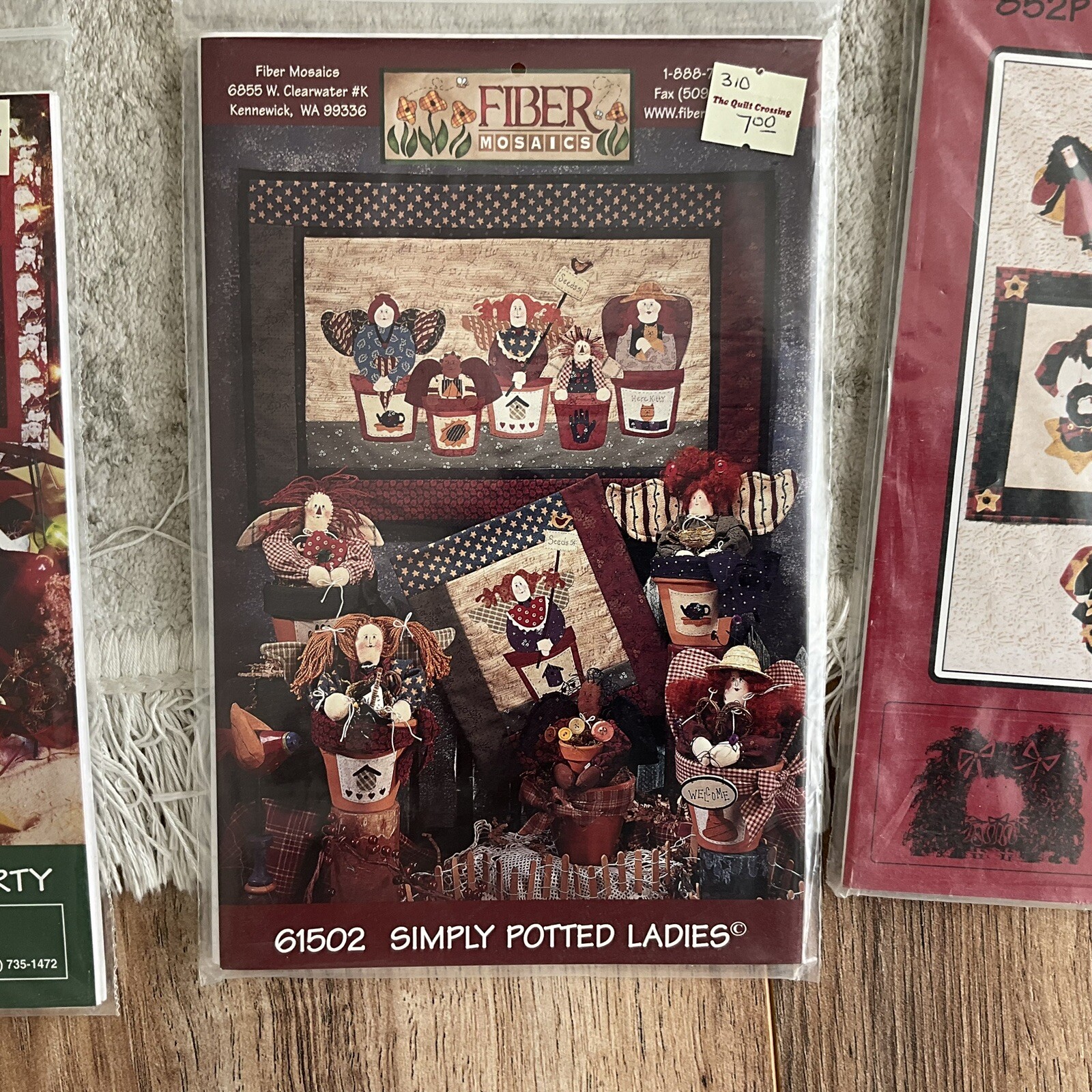 FIBER MOSAICS NEW UNUSED UNCUT Quilt Patterns