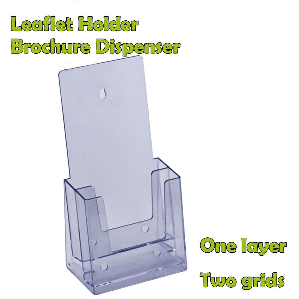 Leaflet Holder Brochure Dispenser Flyer Menu Holders Display Stands 105*210mm