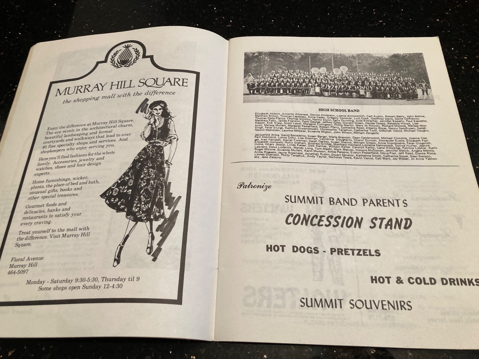 Summit High School Football Program September 23, 1978