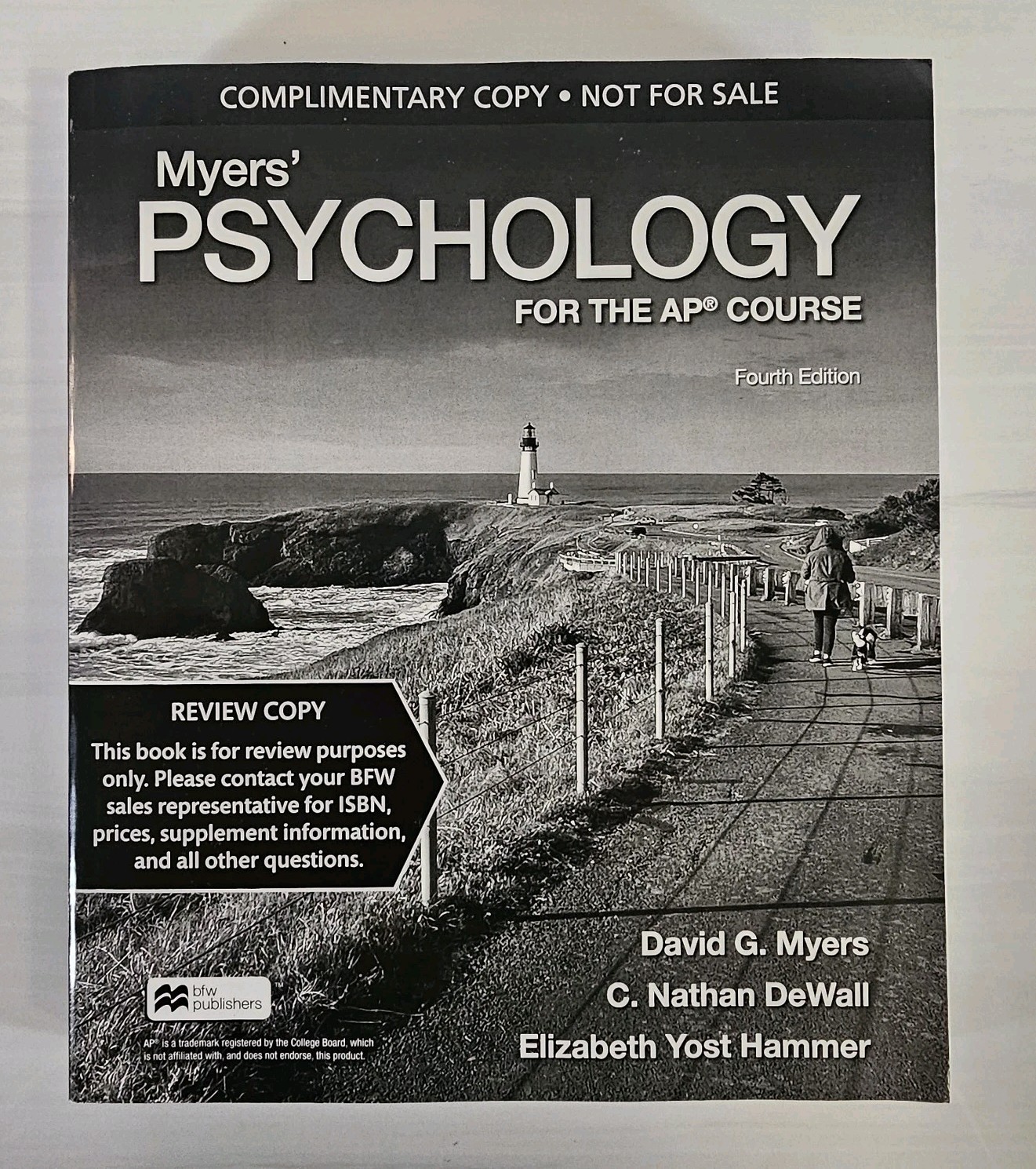Myers AP psychology textbook - Fouth Edition - NFS Paper Back