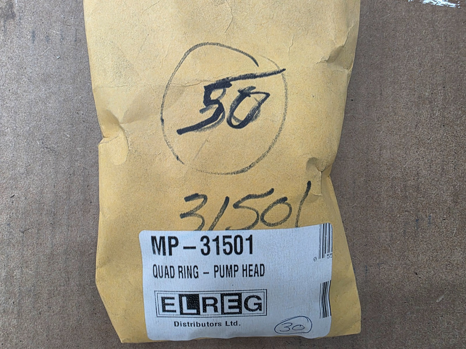 50 Qty MP Pump 31501 QUAD RING New Old Stock