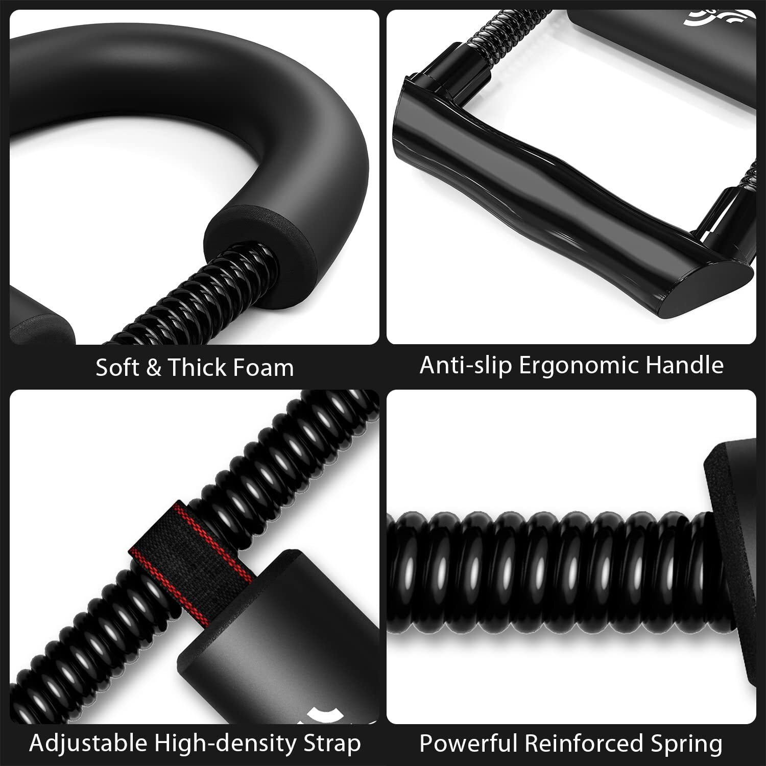 Wrist Strengthener Forearm Exerciser Hand Developer Strength Trainer for Athl...