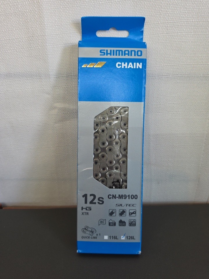 Shimano Chain 12s Hg Ebike Rated CN-m8100 126 Links Silver