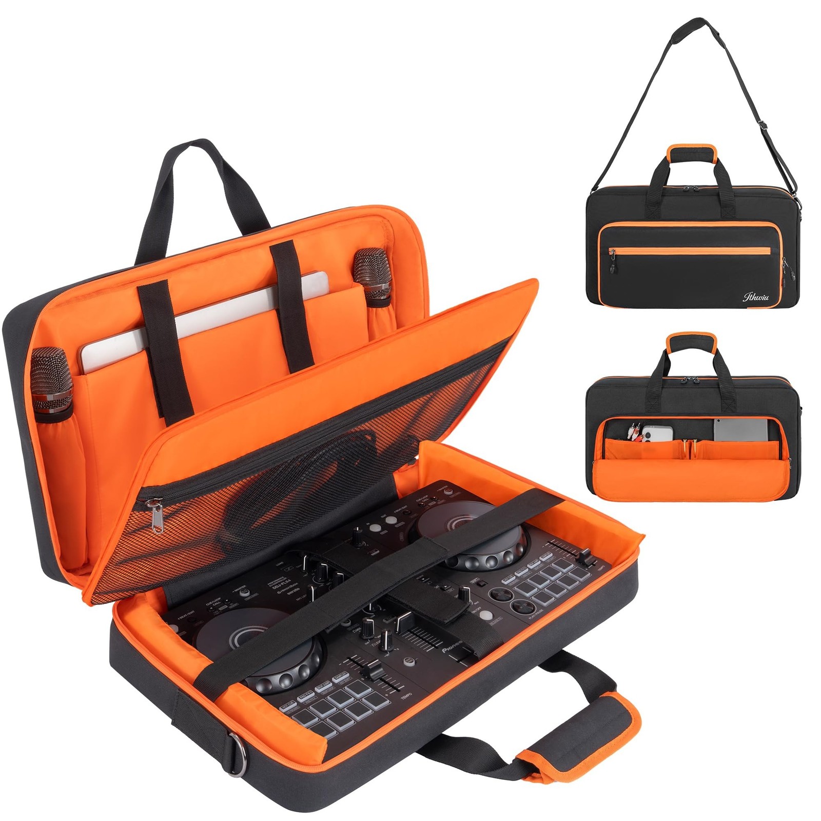 Padded DJ Controller Case Compatible with DDJ FLX4/DJ 400/DDJ REV1, DJ Carryi...