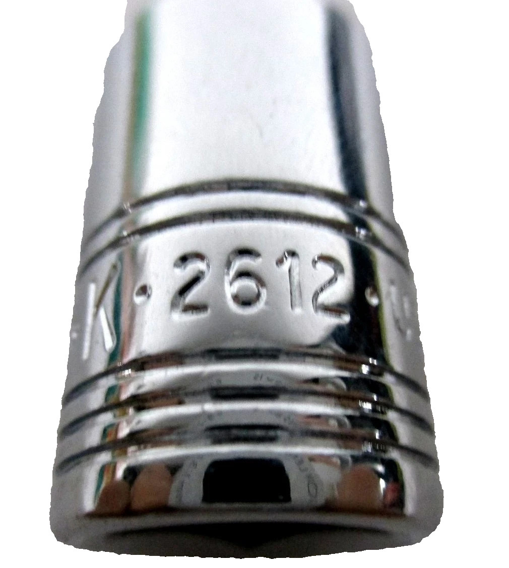 S-K Tools 12pt 12mm Spline Sockets 3/8" Drive 2612 SK *MADE IN THE USA*