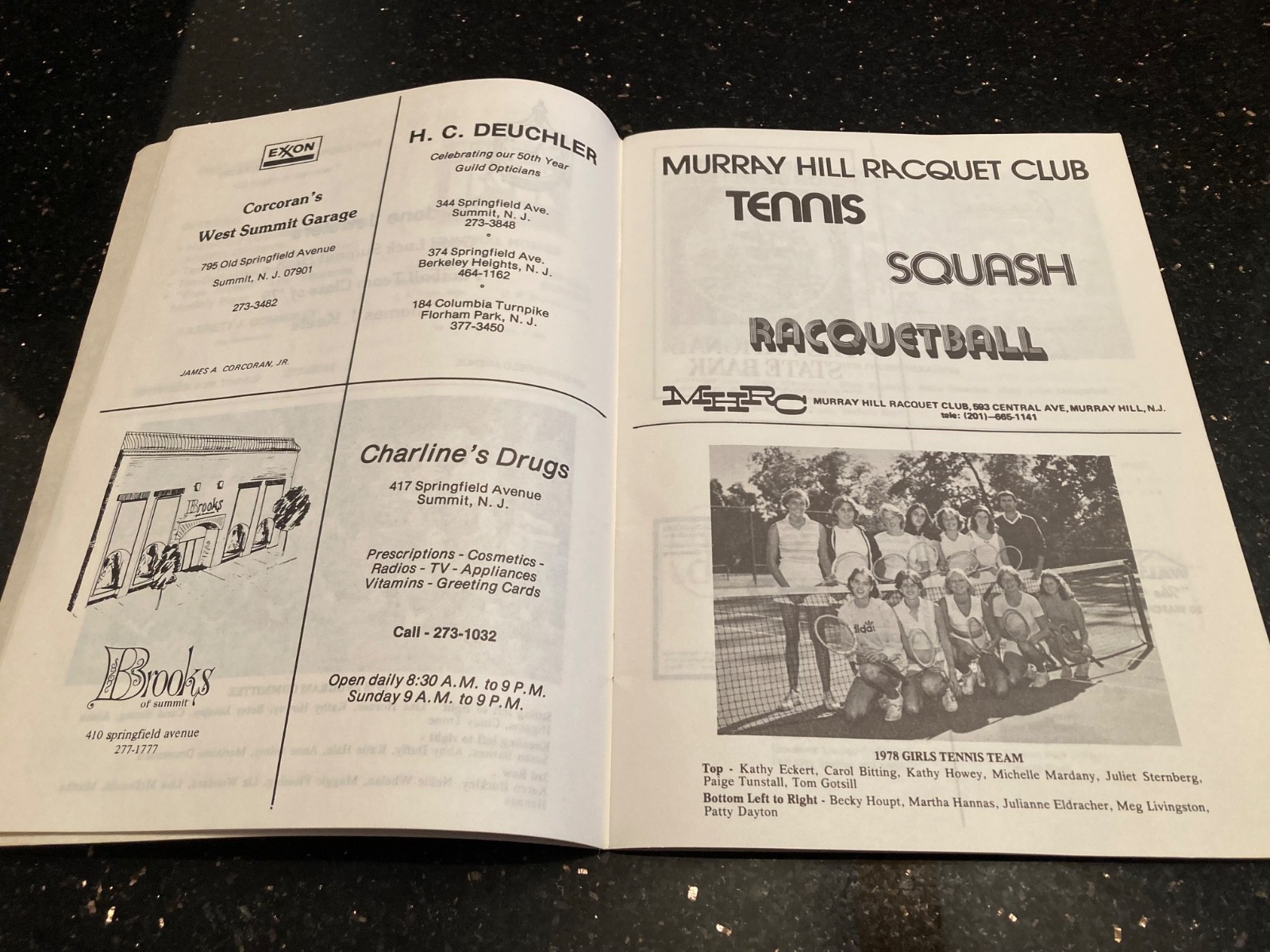 Summit High School Football Program September 23, 1978
