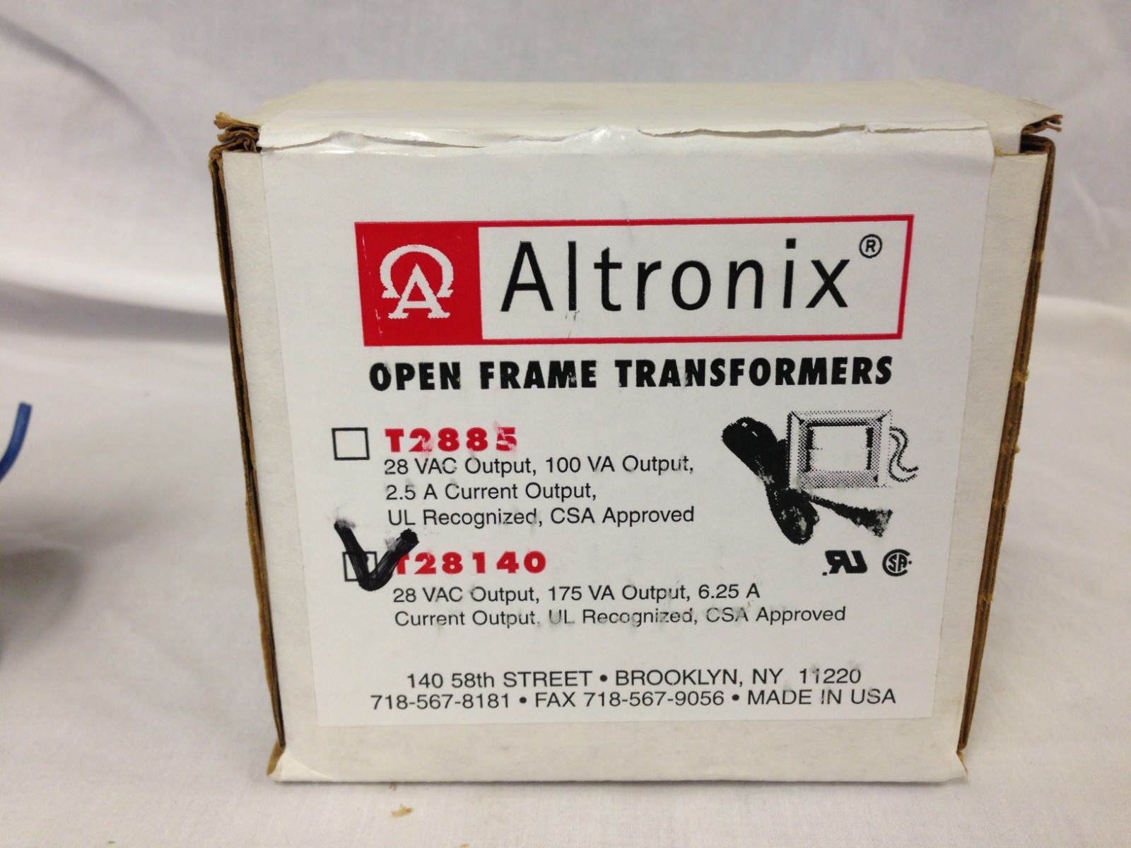 Altronix T28140 28 VAC Transformer