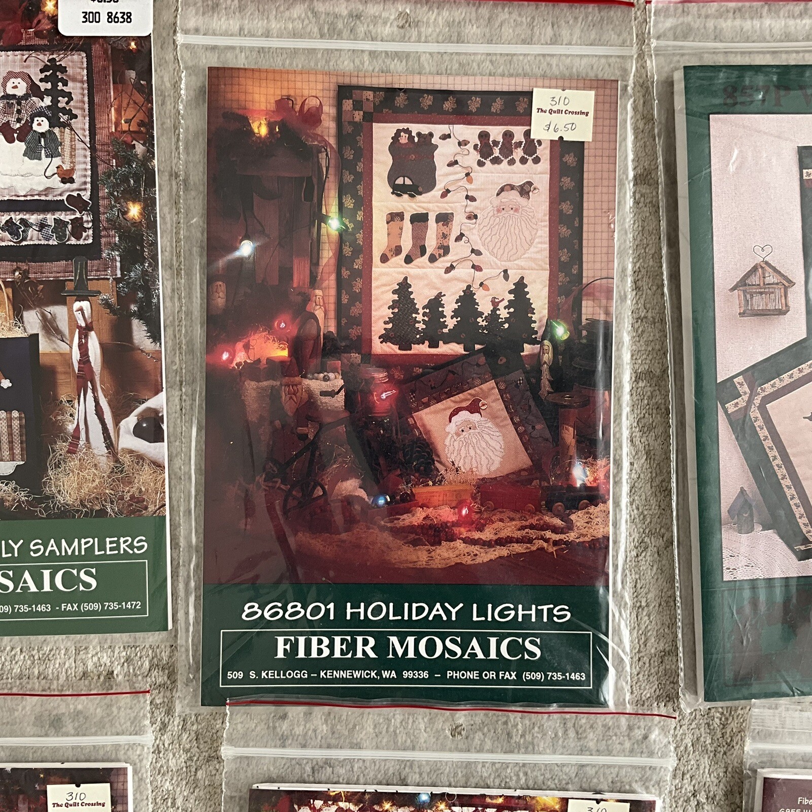 FIBER MOSAICS NEW UNUSED UNCUT Quilt Patterns