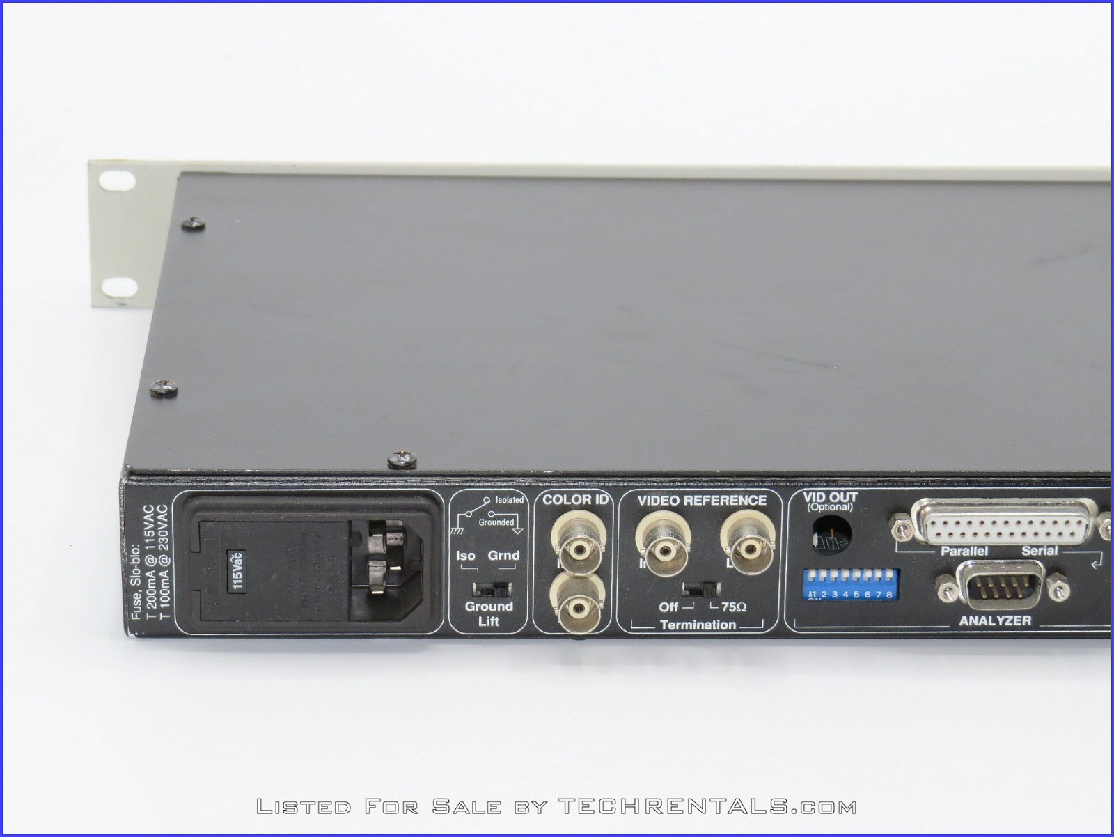 BRAINSTORM ELECTRONICS SR-15+ TIME CODE DISTRIPALYZER + PREWIRED XLR RACK PANEL!