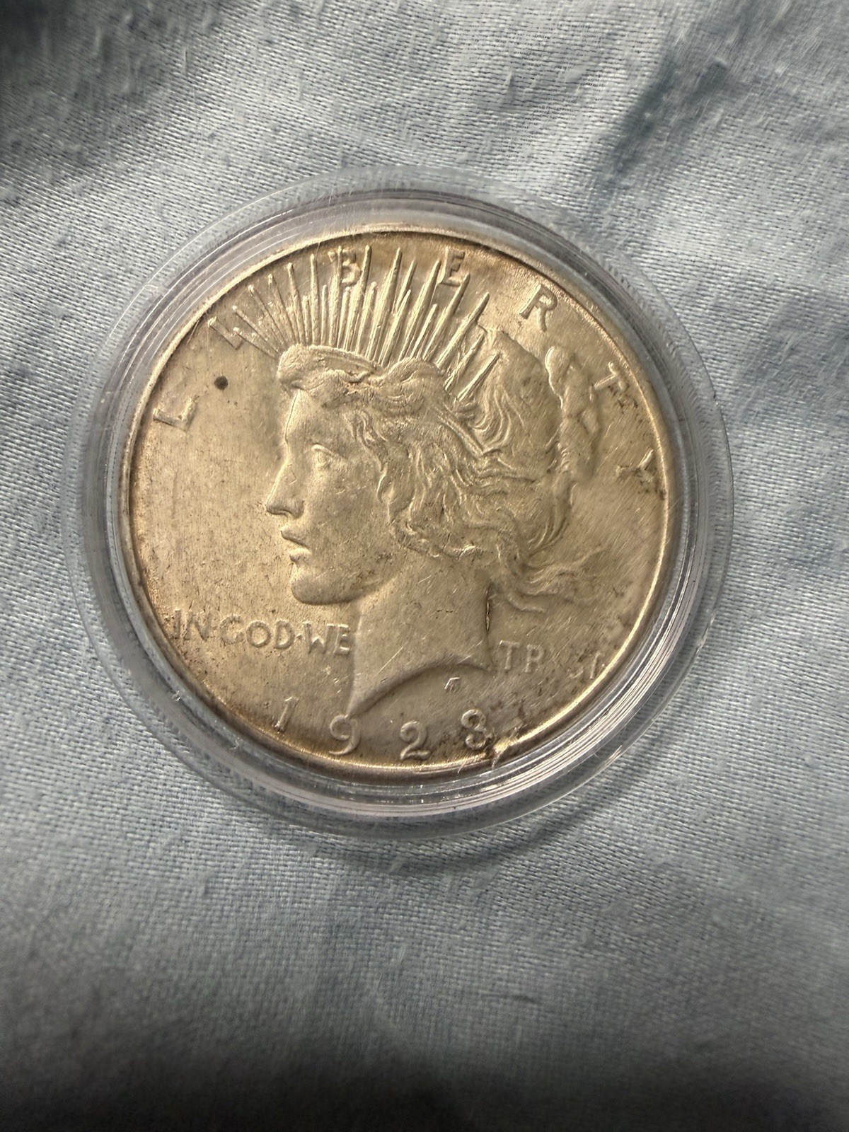 1923 S Peace Dollar $1 USA Coin, Circulated, Ungraded