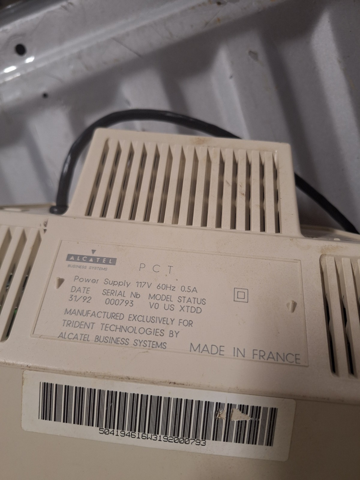 Vintage Alcatel PCT Trident Technologies Retro Computer V0 Gaming Home Computing