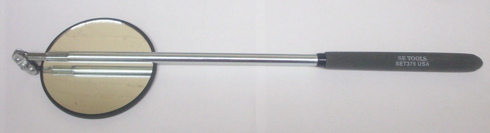 LOT OF (4) MAGNUM 3-1/2” GLASS ROUND TELESCOPING INSPECTION MIRROR