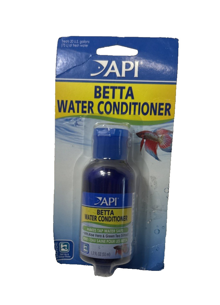 API Betta Water Conditioner 1.7oz (50mL) Makes Tap Water Safe for Betta Fish