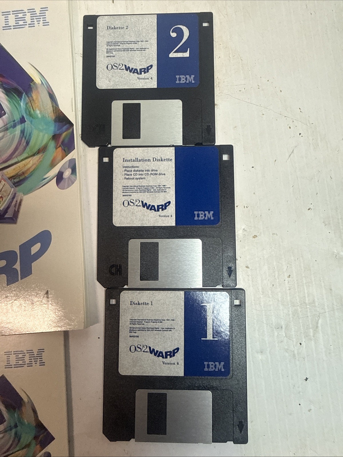 IBM OS/2 Warp Server Advanced Version 4 - VERY RARE - Box & Manuals