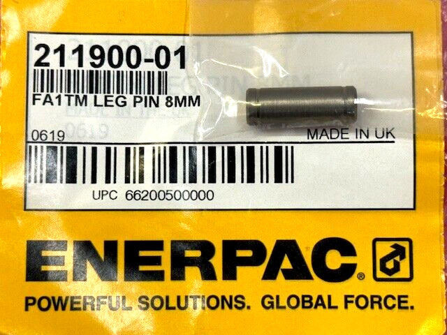 ENERPAC FA1TM LEG PIN 8MM DIA X 23MM OAL 211900-01