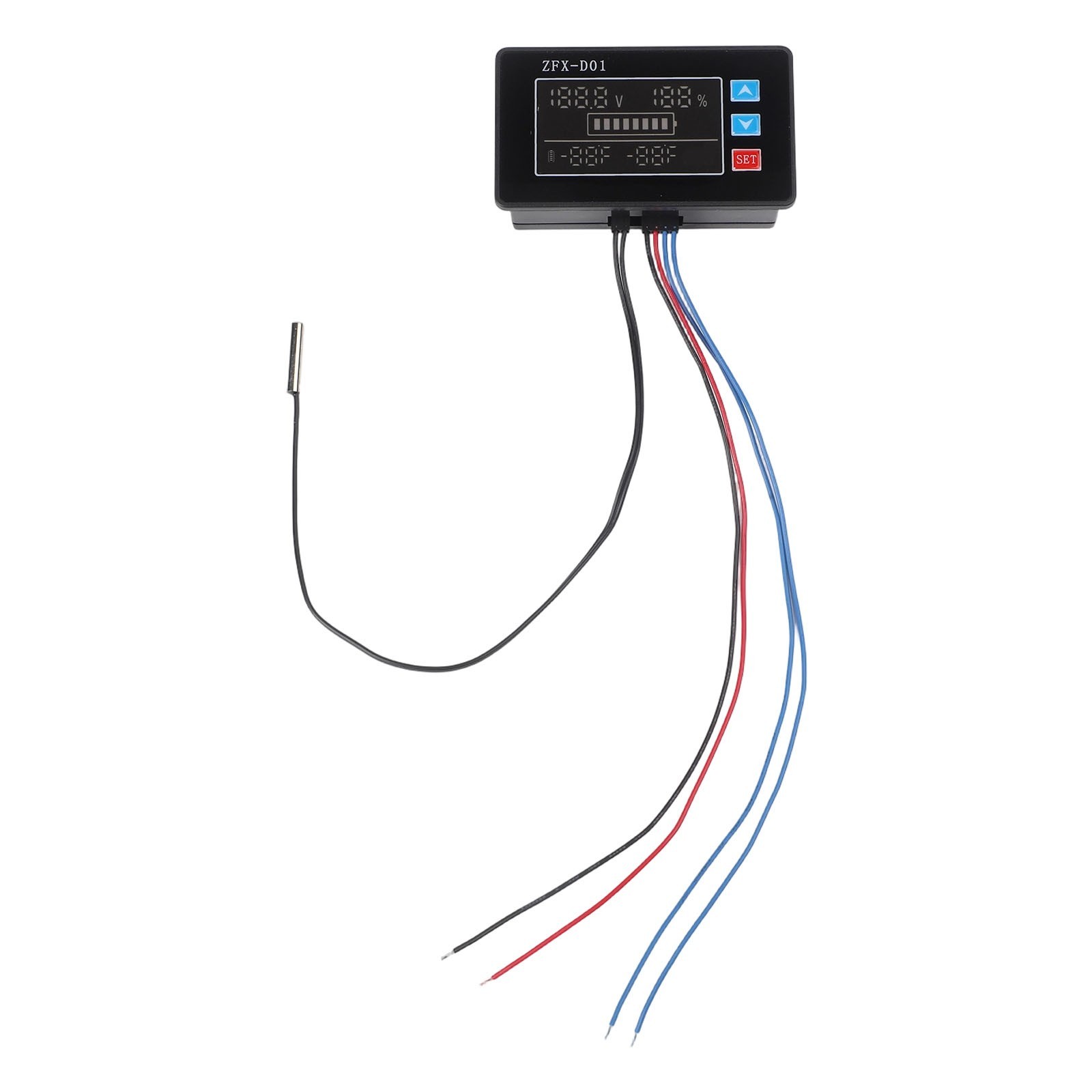 For Electrical Testing Digital Display Voltmeter High And Low Temperature Alarm