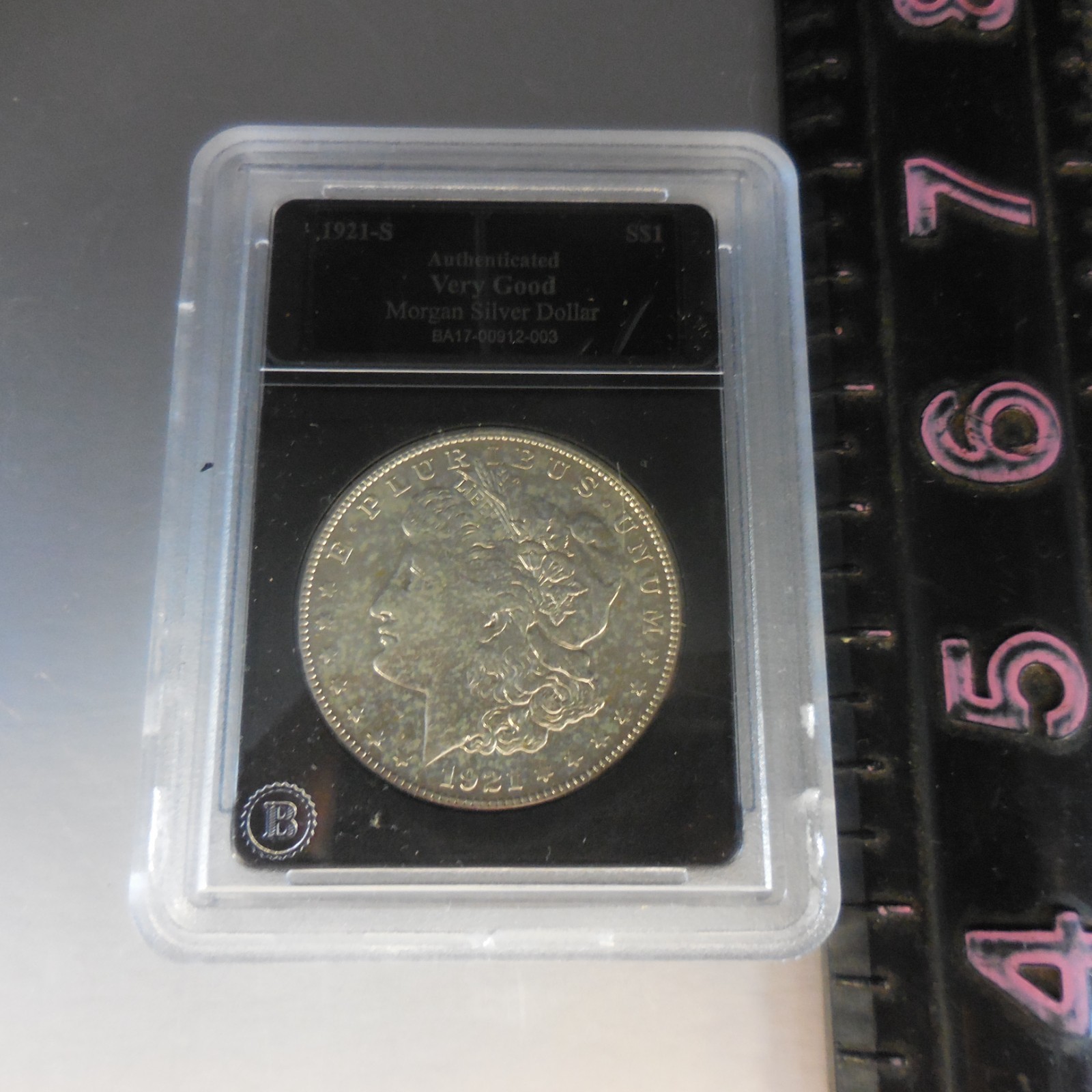 1921 S   Morgan  Dollar  (90% Silver)  Coin