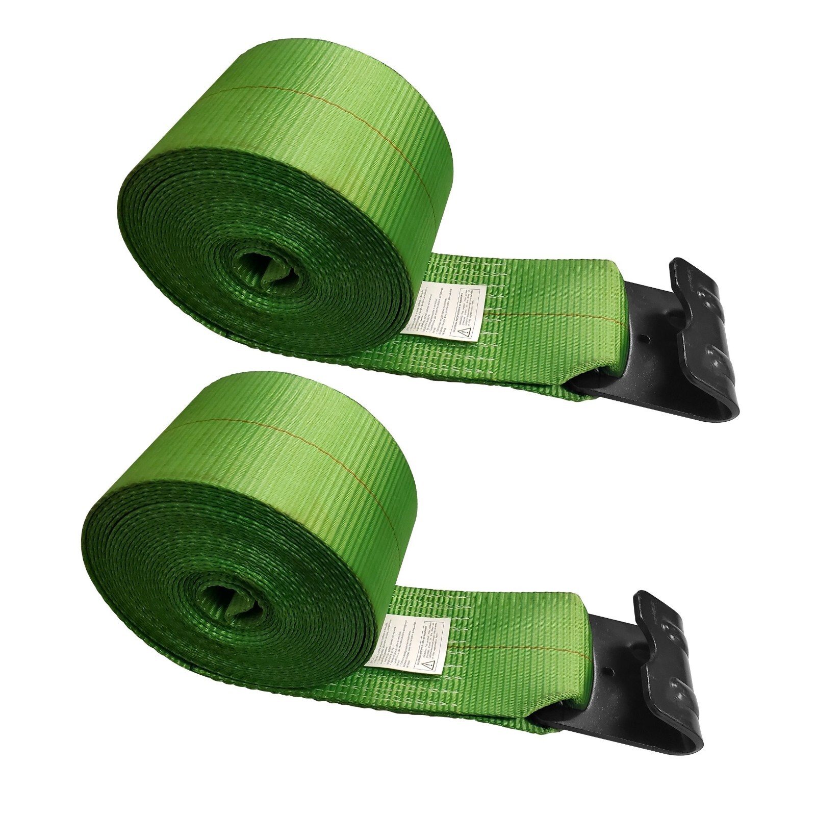 USA 2 Pack Flatbed Truck Tie Down 4" x 30' Winch Strap w/Flat Hook WLL 5400 LBS