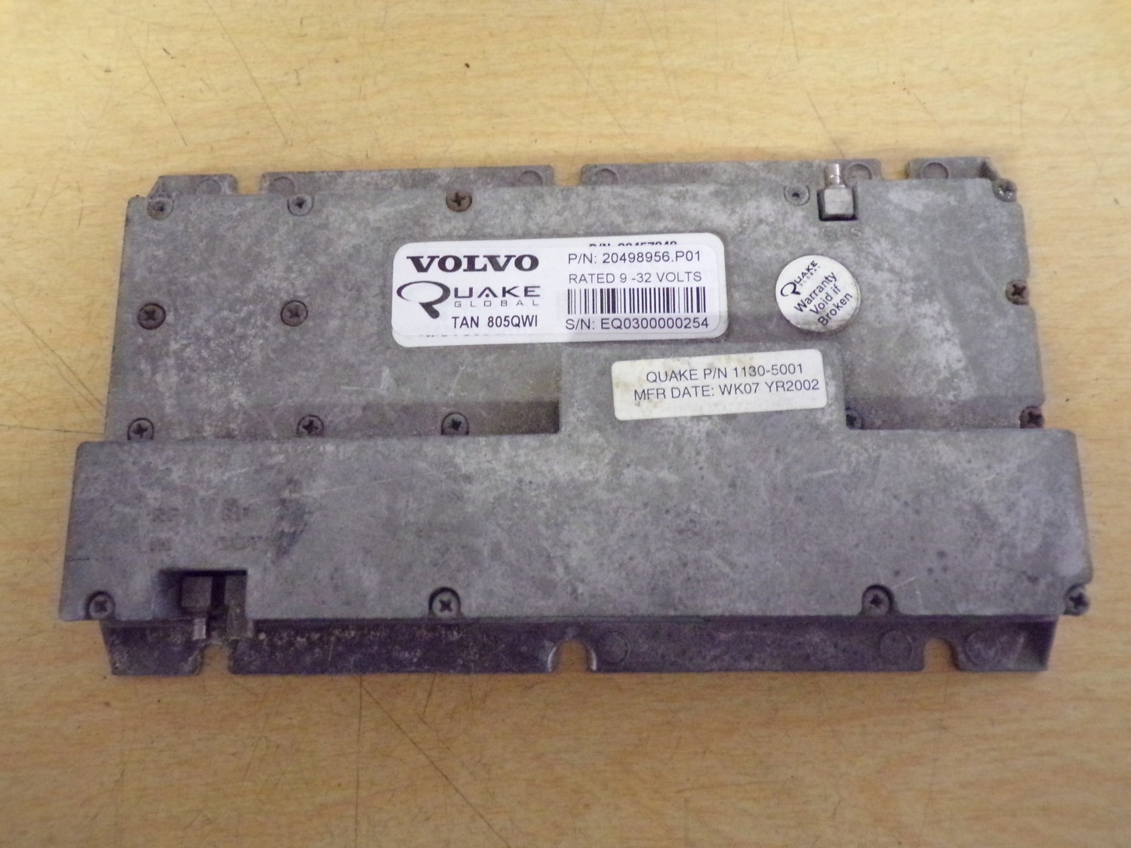 Volvo VNL 20498956.P01 Quake Global Computer Module  *FREE SHIPPING*