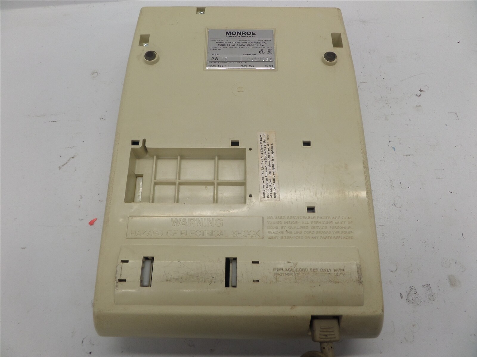 Vintage Monroe 2865 Calculator Adding Machine Printer
