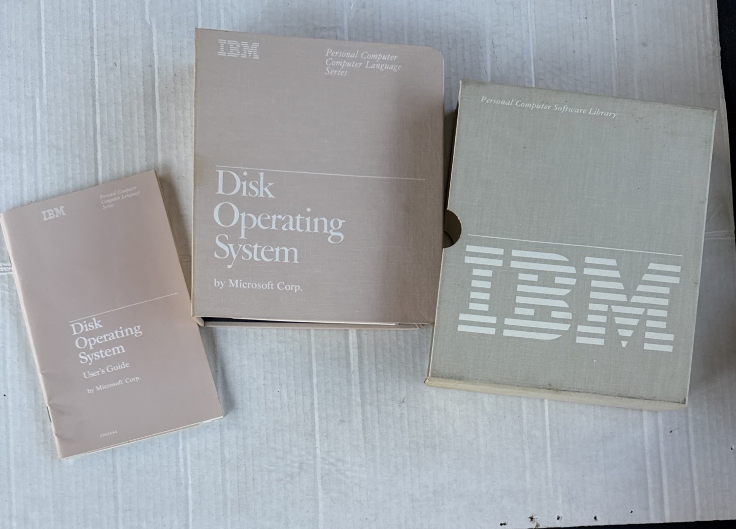IBM DOS 2.10 6024120 Disk Operating System Missing Discs Vintage 1983