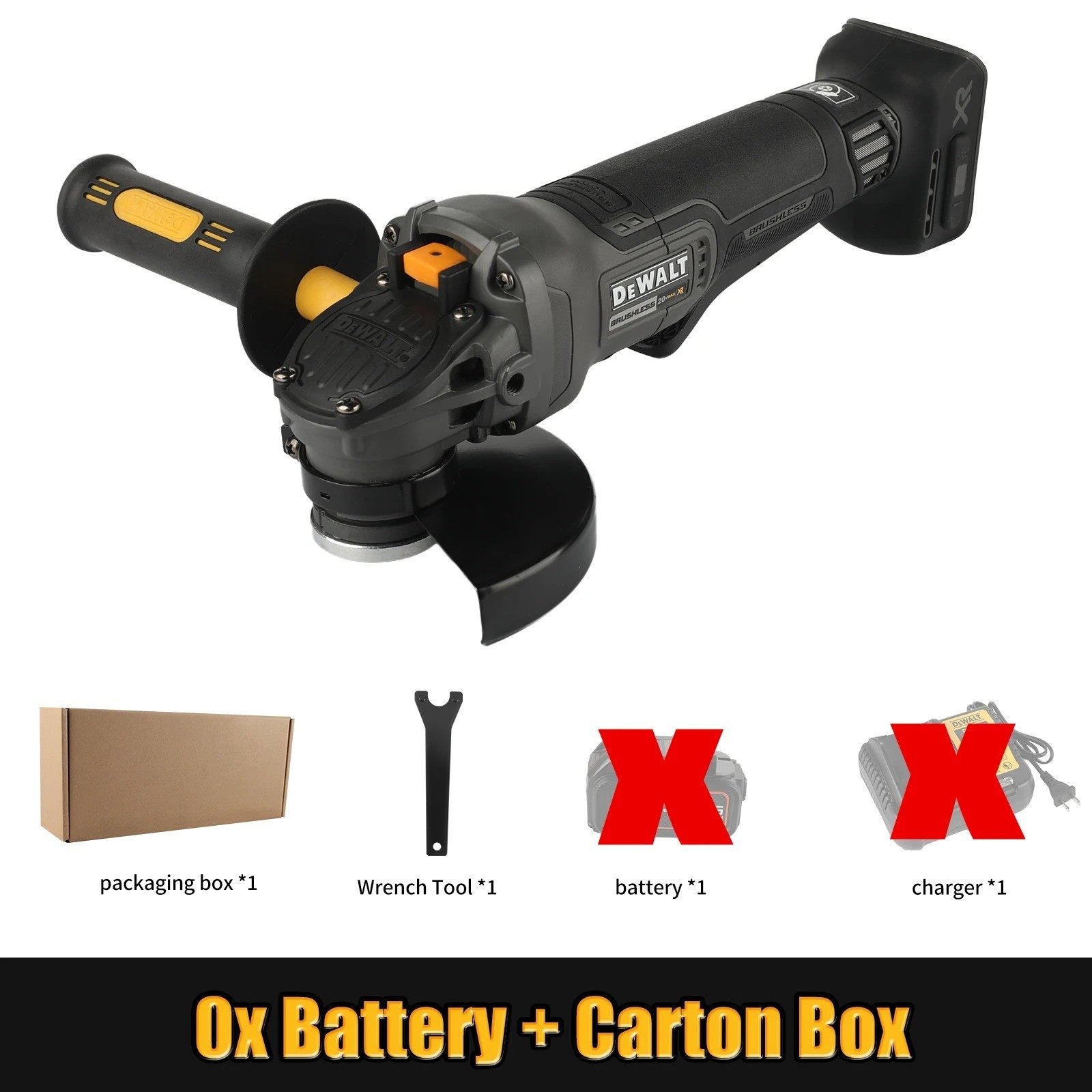 DEWALT McLaren DCG406 Cordless Angle Grinder 18V 9000RPM Cordless Brushless Tool
