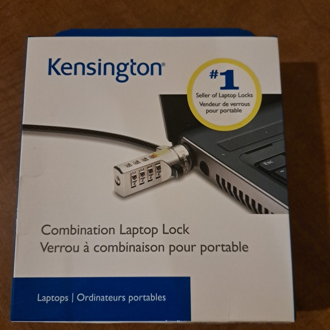 Kensington Combination Cable Lock For Laptops, (K64673AM) Never Used