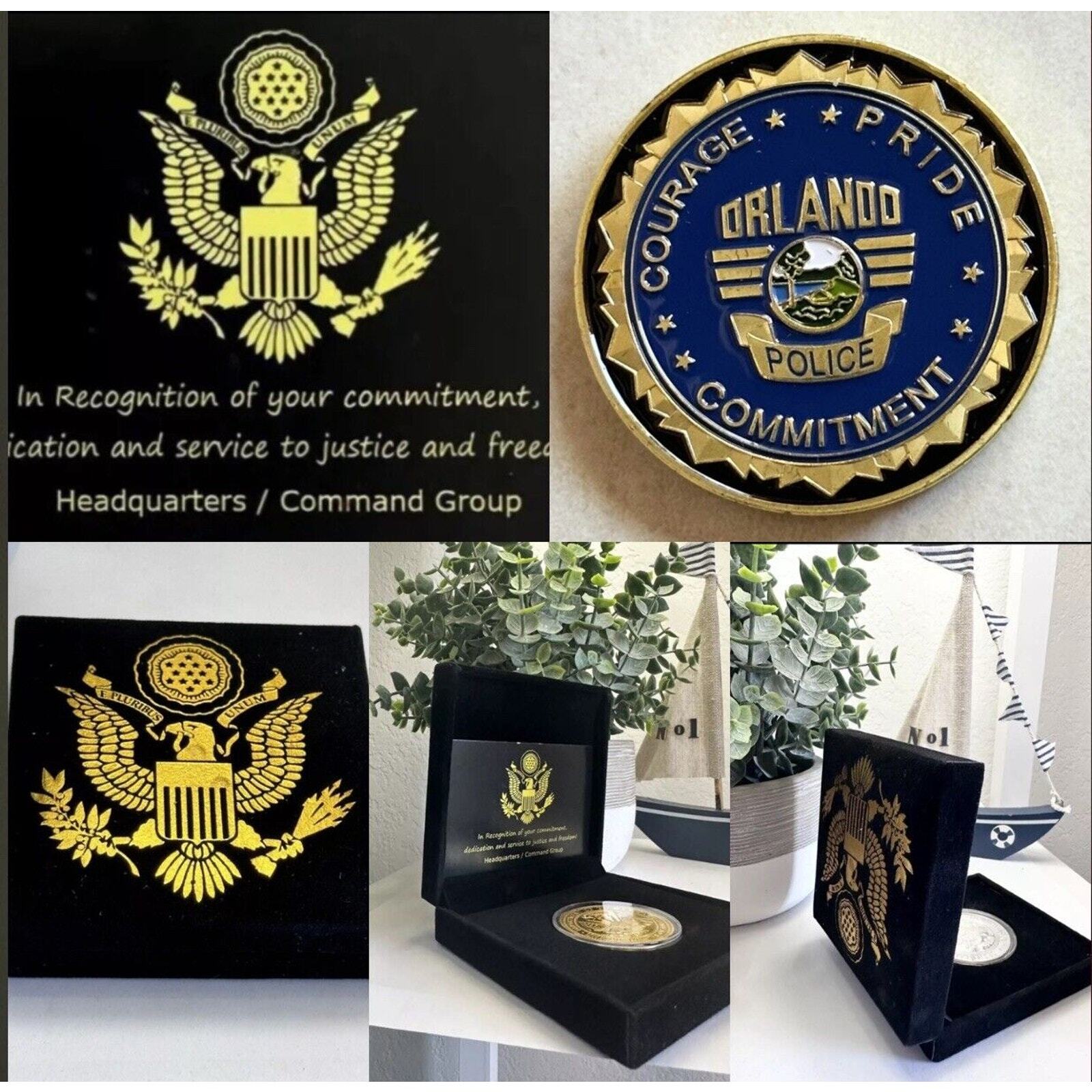 City of Orlando Police Officer Department Officer Florida FL Challenge Coin