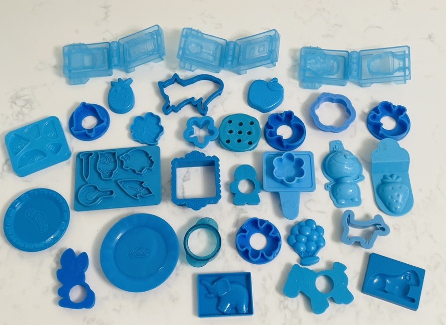 Play-Doh/Dough Accessories Molds Shape Cutters Assorted 30 Pcs