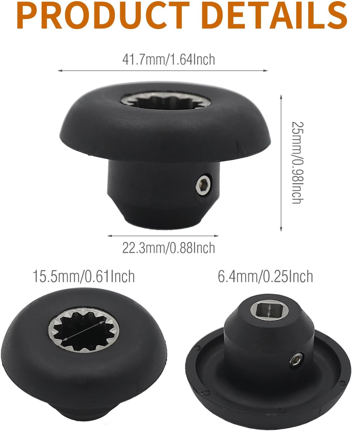 Drive Socket 891 802, Replacement Parts Compatible with Vitamix Blender Blade Mo