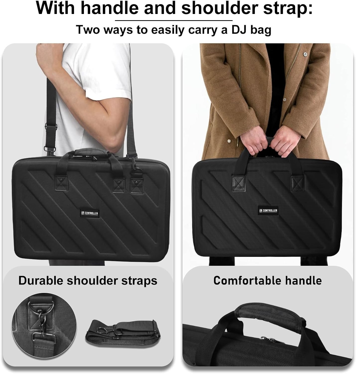 Hard Case Compatible with Pioneer DJ Controller DDJ-SR/SR2 Denon MC4000/Numa...