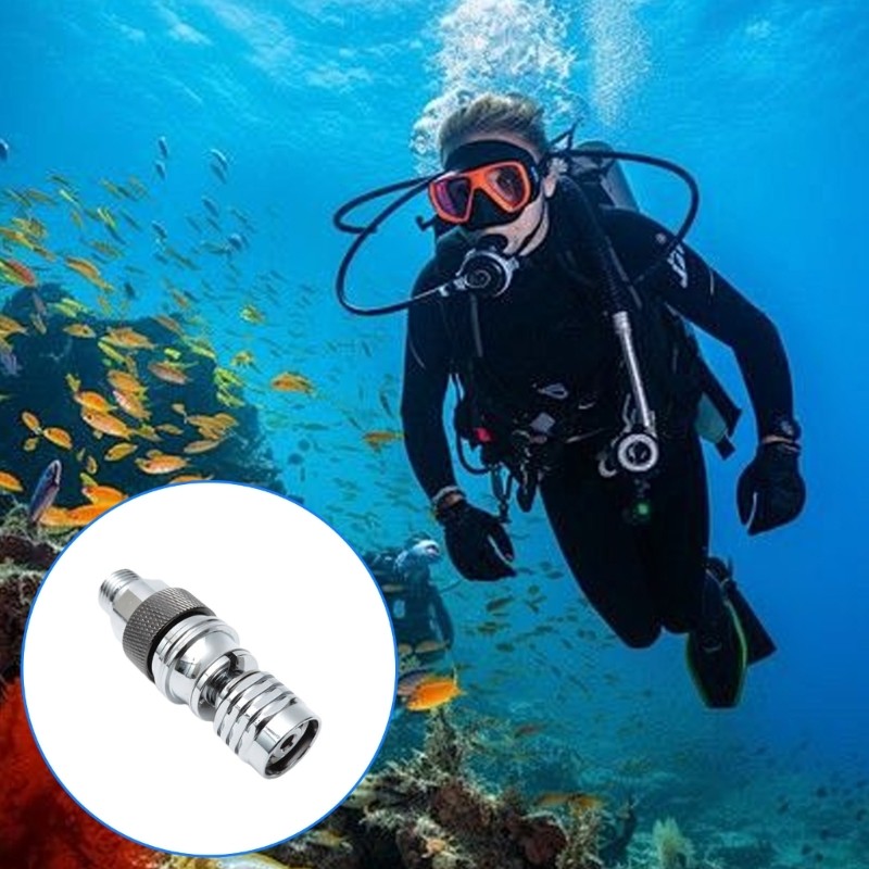 Professional Diving Full Faces Mask Secondary Regulator With Quick Connecting