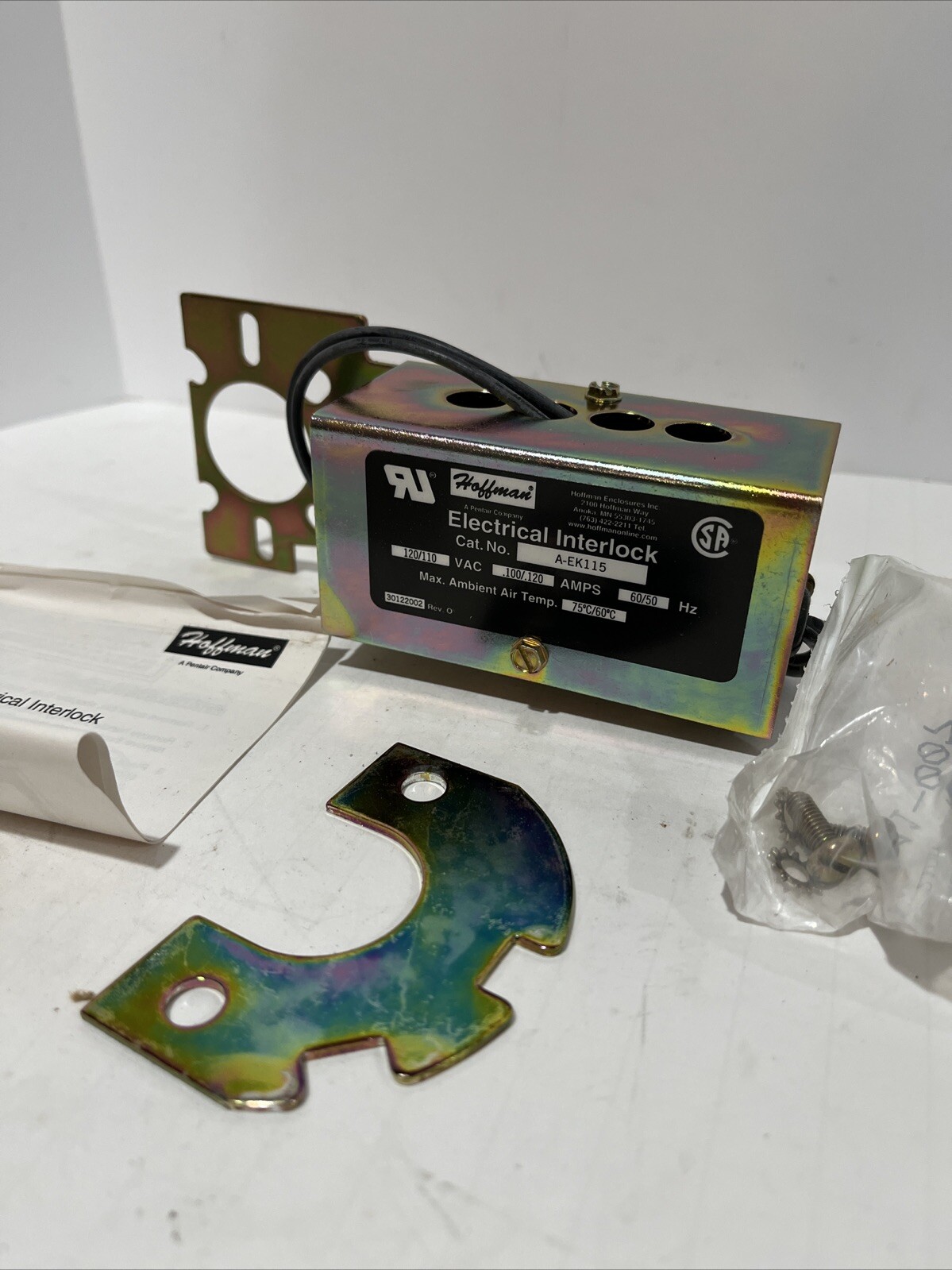 Hoffman electrical interlock AEK115 NOS