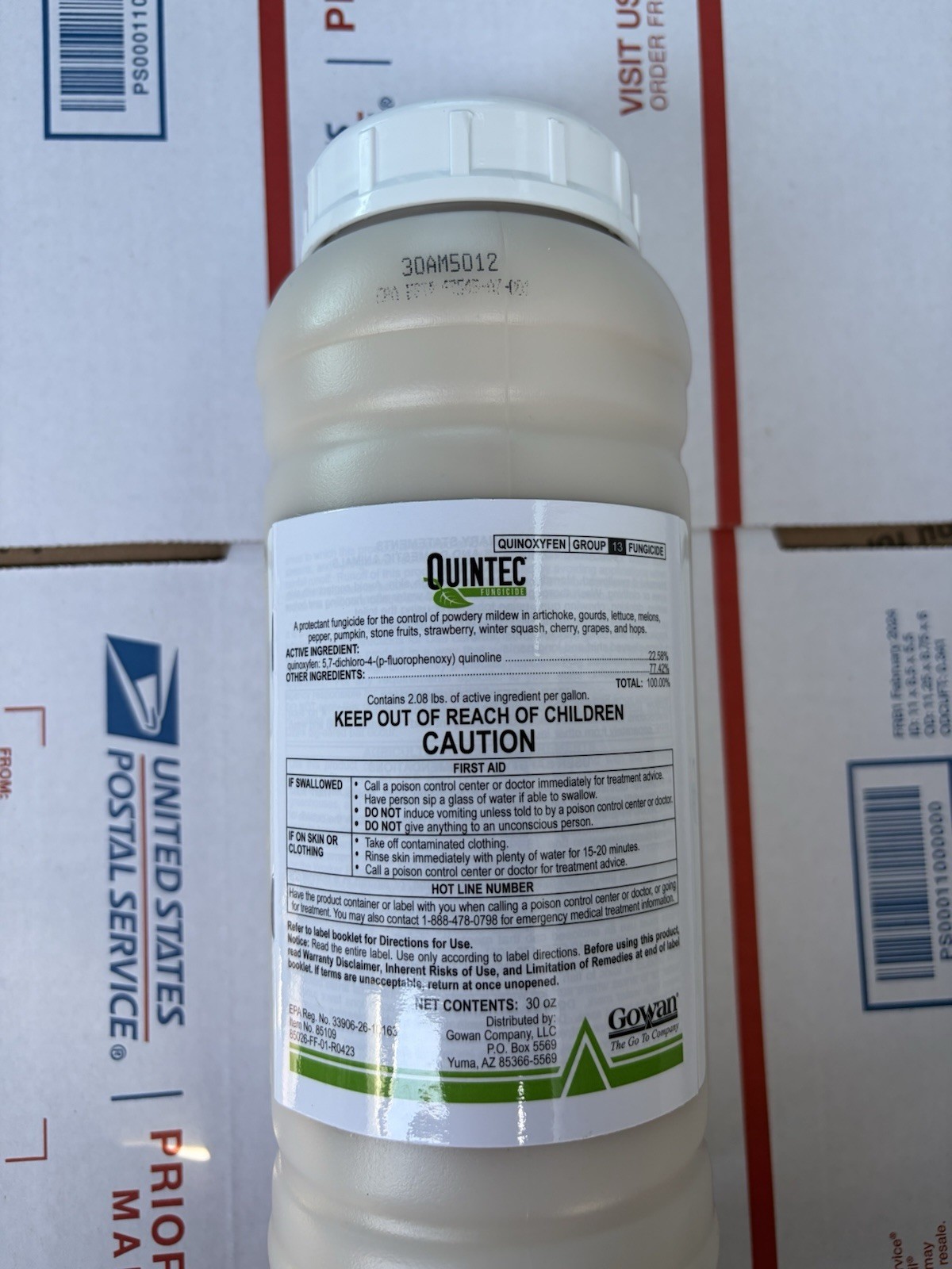Quintec Fungicide - 30 Ounces (quinoxyfen 22.58%) by Gowan